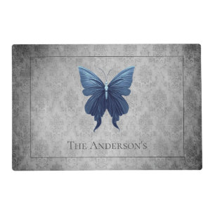 Blue Jeweled Butterfly Placemat