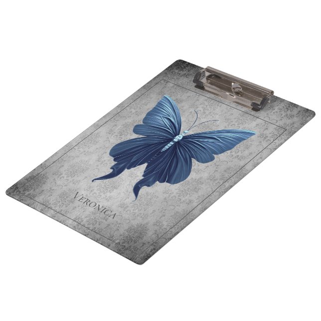 Blue Jeweled Dragonfly Clipboard (Angled)
