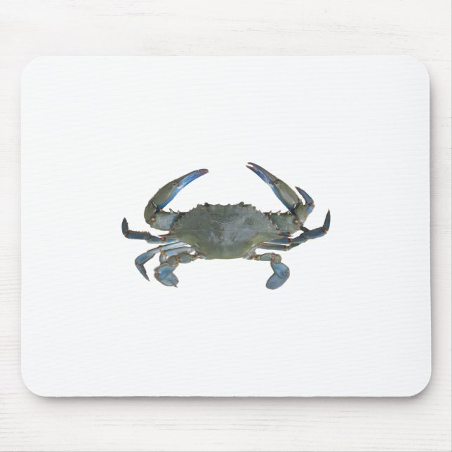 Blue "Jimmy" Crab Mouse Pad (Front)