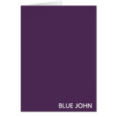 Blue John purple color name (Front)
