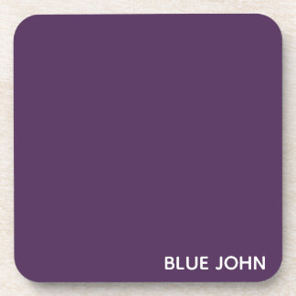 Blue John purple color name Beverage Coaster
