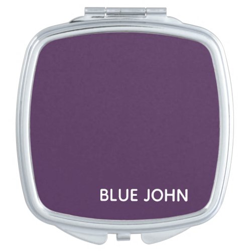 Blue John purple color name Compact Mirror