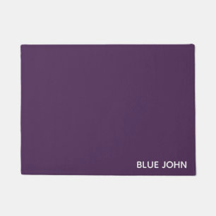 Blue John purple color name Doormat
