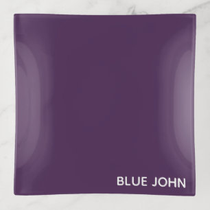 Blue John purple color name Trinket Tray
