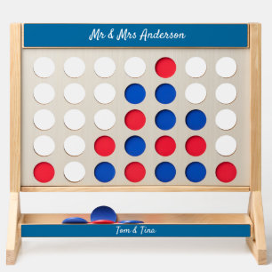 Blue Jumbo Outdoor Fast Four Game