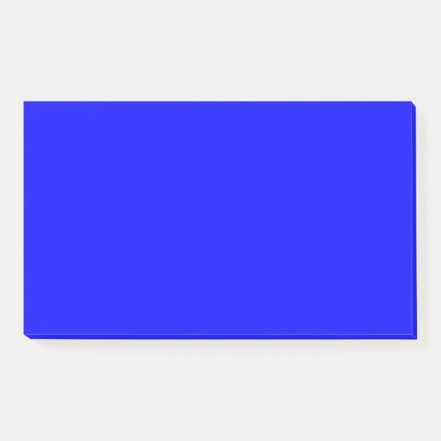 Blue JUMBO Post-it® Notes (Front)