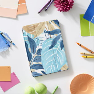 Blue Jungle Leaves iPad Pro Cover