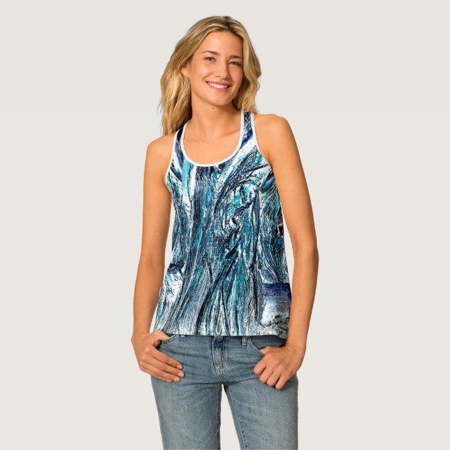 Blue Juniper Tank Top (Front Full)