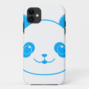 Blue Kawaii Panda Bear iPhone 11 Case