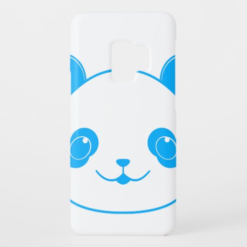 Blue Kawaii Panda Bear Case_Mate Samsung Galaxy S9 Case
