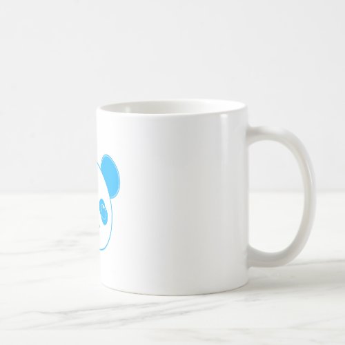 Blue Kawaii Panda Bear Coffee Mug