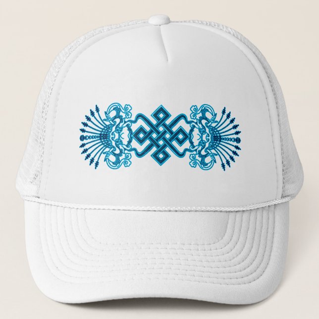 Blue Kirttmukha Hat (Front)