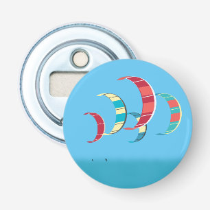 Blue Kitesurfing Design Bottle Opener