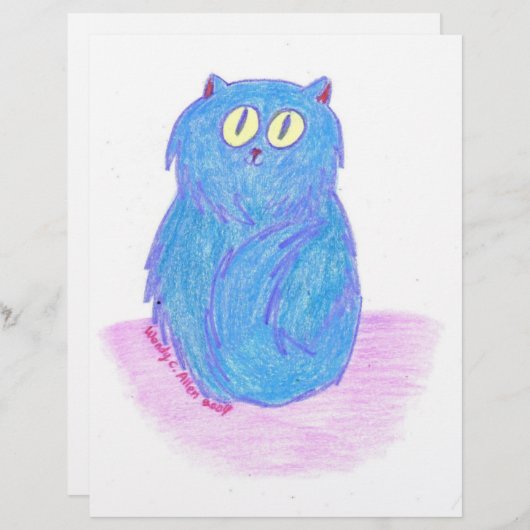 Blue Kitten (Front/Back)