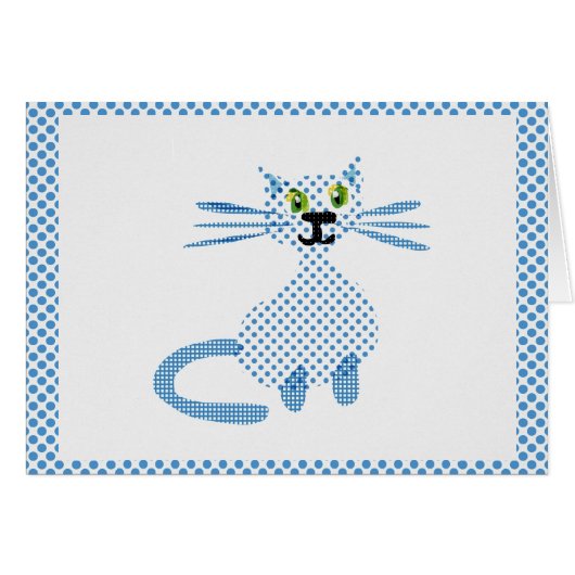 Blue kitten cards (Front Horizontal)