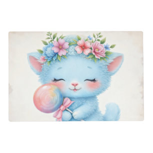 Blue Kitten Placemat