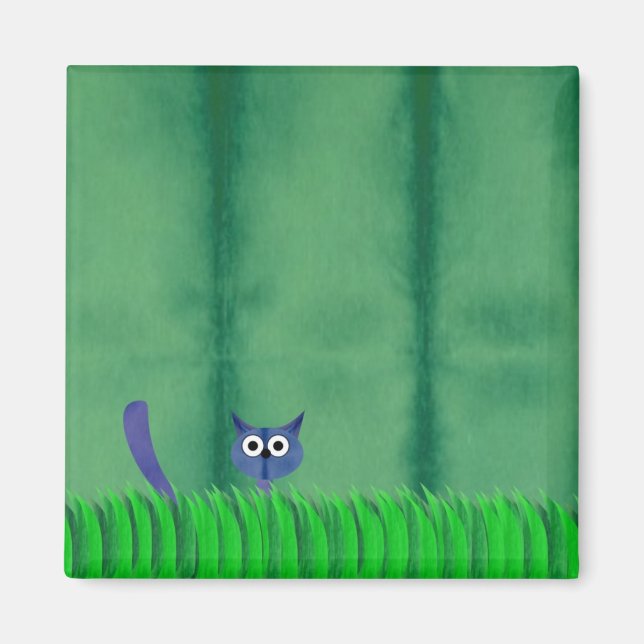 BLUE KITTY Magnet (Front)