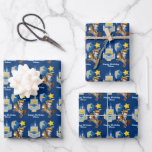 Blue Knight in Shining Armor Kids Birthday Party Wrapping Paper Sheets<br><div class="desc">Cute Renaissance Faire birthday party tissue paper featuring a knight in shining armor on a horse next to a blue castle from the middle ages. A cool custom kids gift wrap for a little boy prince who loves fantasy heroes from olden times.</div>