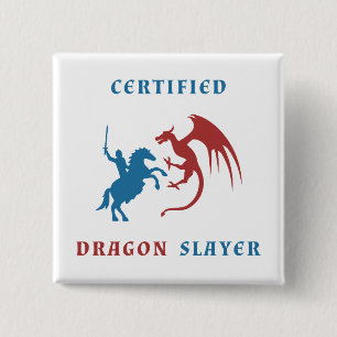 Blue Knight vs Red Dragon Button