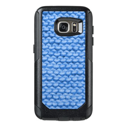 Blue Knit Garter Stitch OtterBox Samsung Galaxy S7 Case