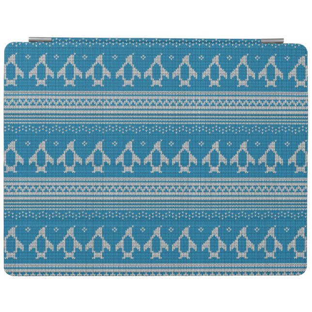 Blue Knitted Background iPad Smart Cover (Horizontal)