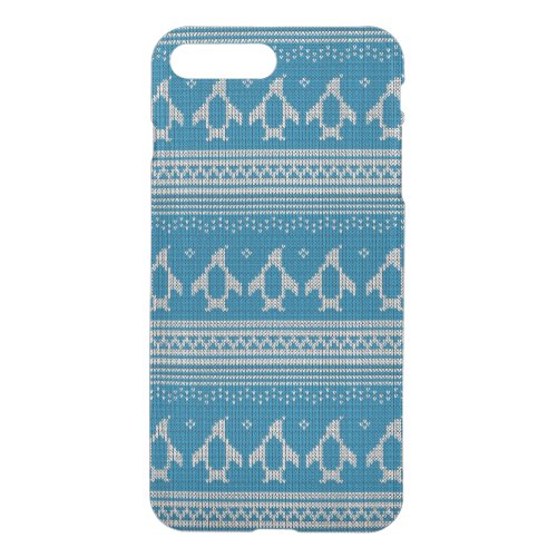 Blue Knitted Background iPhone 8 Plus7 Plus Case