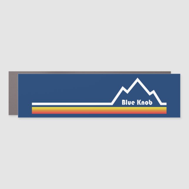 Blue Knob Pennsylvania Car Magnet (Front)