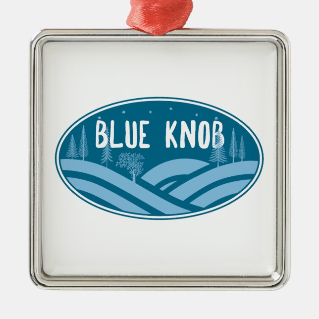 Blue Knob Pennsylvania Outdoors Metal Ornament (Front)