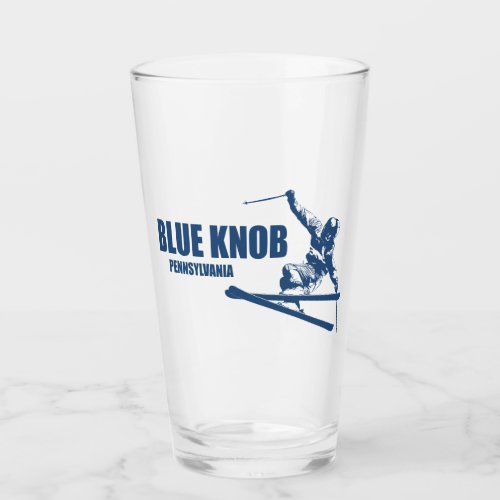 Blue Knob Pennsylvania Skier Glass
