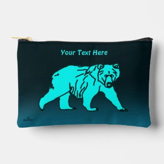 Blue Kodiak Bear