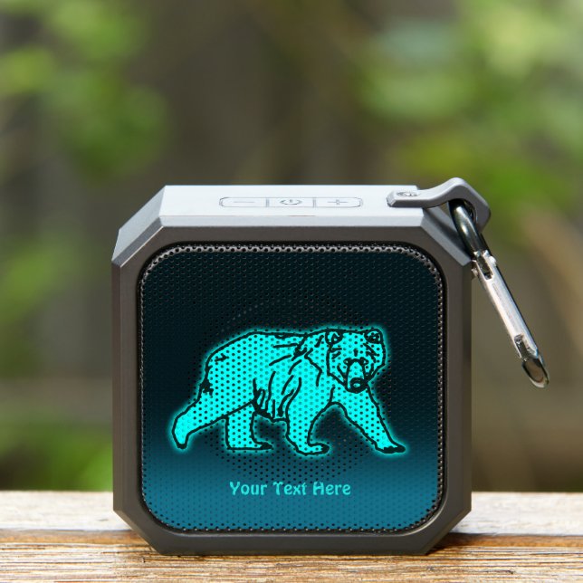 Blue Kodiak Bear Bluetooth Speaker (Insitu(Outdoor))