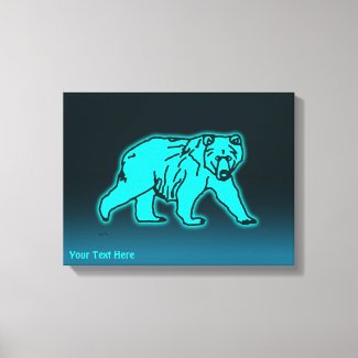 Blue Kodiak Bear