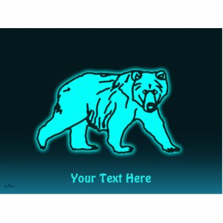 Blue Kodiak Bear