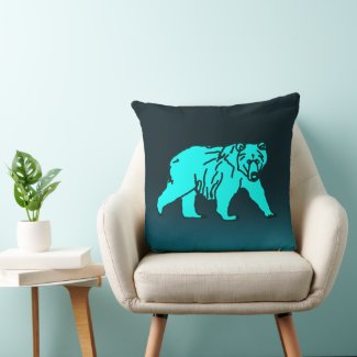 Blue Kodiak Bear