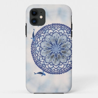 Blue Koi Lotus Mandala Casemate Phone Case