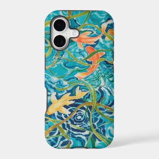 Blue Koi Pond iPhone 17 Case