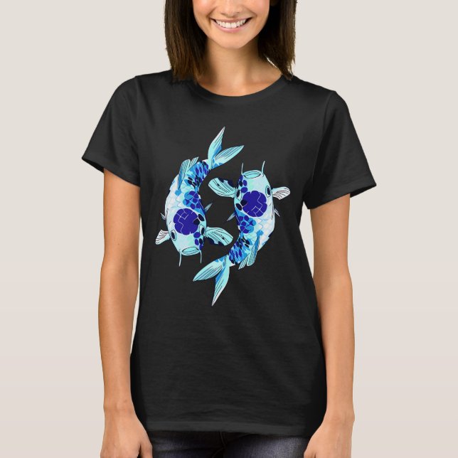 Blue Koi T-Shirt (Front)