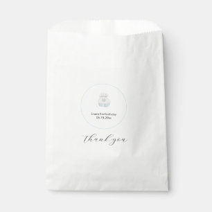 Blue Korean Doljanchi favor tag Favor Bag