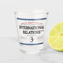 "Blue Label" Whiskey & IR Theory Shot Glass