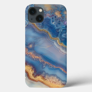 Blue Lace Agate iPhone 13 Case