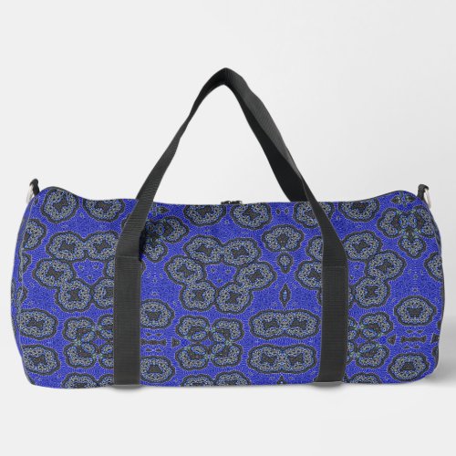 Blue Lace Duffle Bag