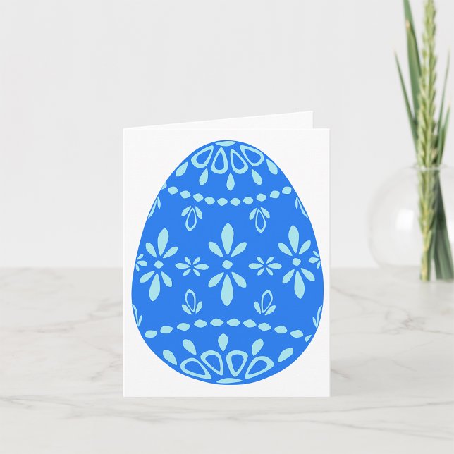 Blue Lace Easter Egg Note Cards (Creator Uploaded)