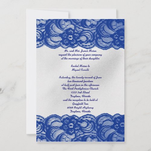 Blue Lace Invites