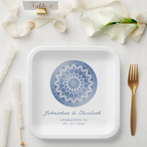 Blue Lace Mandala Wedding