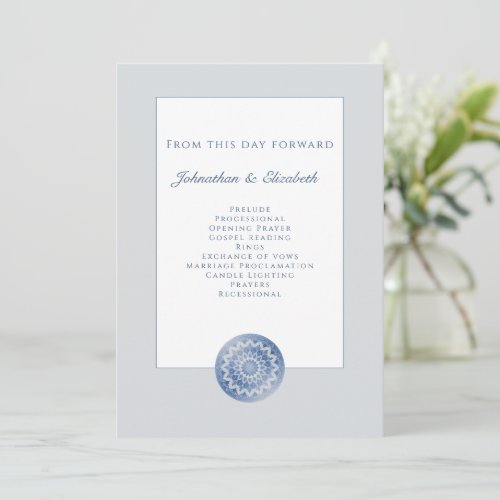 Blue Lace Mandala Wedding