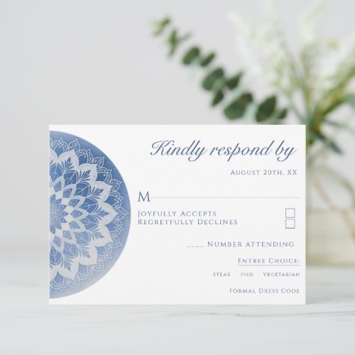 Blue Lace Mandala Wedding