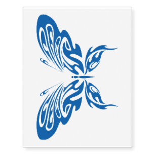 Blue Lace Temporary Tattoos