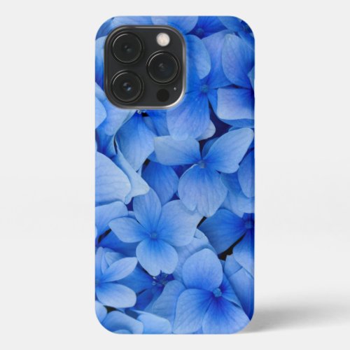 Blue Lacecap Hydrangea Flower  iPhone 13 Pro Case