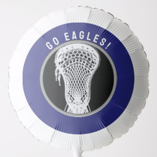 Blue Lacrosse Sports Balloon