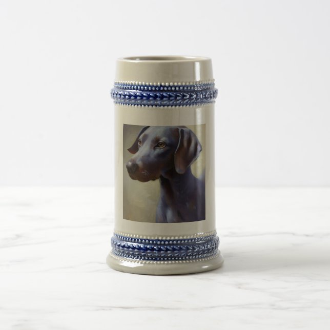 Blue Lacy Dog  Beer Stein (Center)